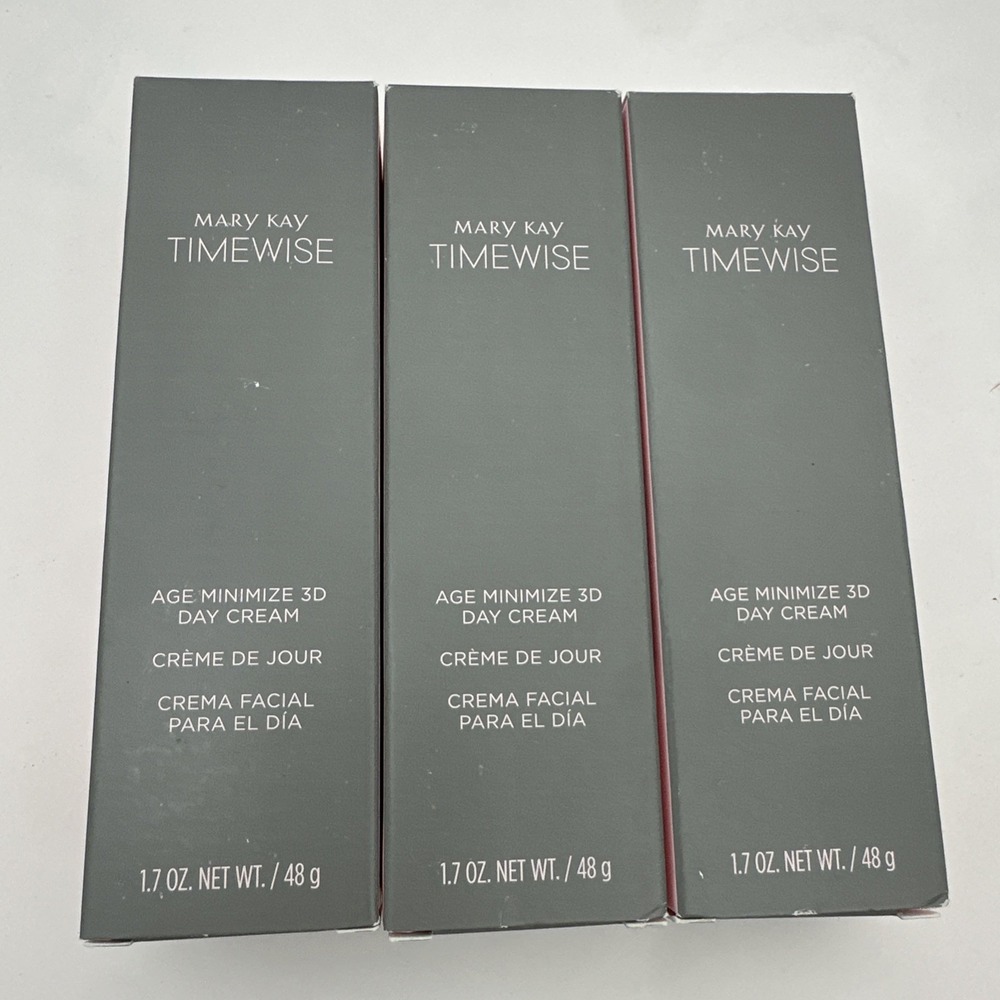 3X - Mary Kay TimeWise Age Minimize 3D DAY CREAM NO SPF Combination to Oily NIB
